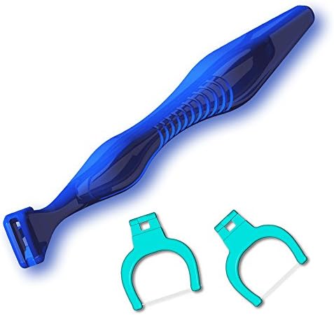 T.Smile Evolutionary Clean Dental Flossers, Kit of Refills Plus Mid-Length Handle (2 Handles + 200 Refills)