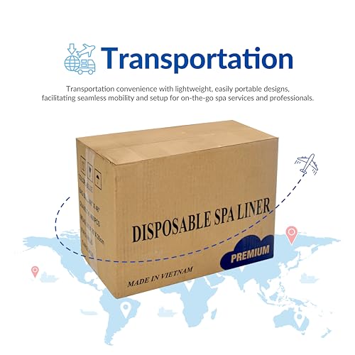 Pedicure Bags for Feet Pedicure Liners Disposable, Spa Liners for Pedicure 48'' X 48'' X 9.5 mic Spa Liners Foot (Blue | 400 pcs, 48 in x 48 in x 9,5 mic)