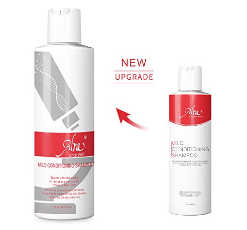 Alra - Mild Conditioning Shampoo - Gentle Cleanser and Conditioner for Cancer Patients During and After Radiation and Chemotherapy - Improves Fragile Hair - Promotes Growth (8oz)