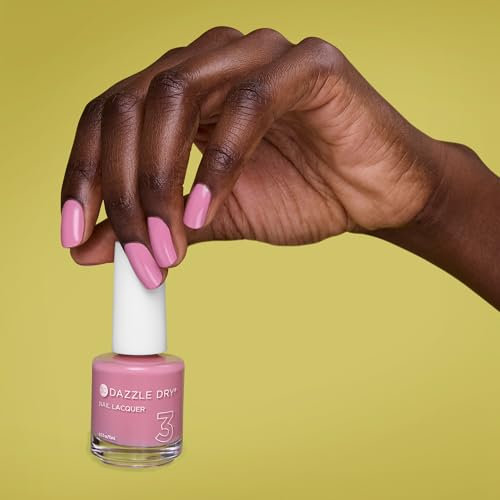 Dazzle Dry Nail Lacquer (Step 3) - Picking Peonies - A romantic pinky mauve. Full coverage cream. (0.5 fl oz)