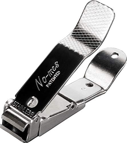 Toenail Clipper, Catches Clippings, Patented Ergonomic Grip, Built-in Nail File, Made in USA