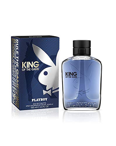 Playboy King of The Game Eau de Toilette Spray for Men, 3.4 Ounce