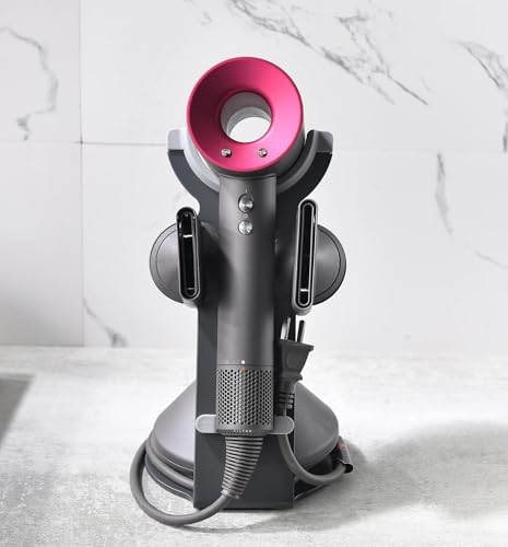 Hair Dryer Stand for Dyson Hair Dryer, Hair Dryer Stand hair dryer stand Organizer for Dyson Hair Dryer, Diffuser, Nozzle holder