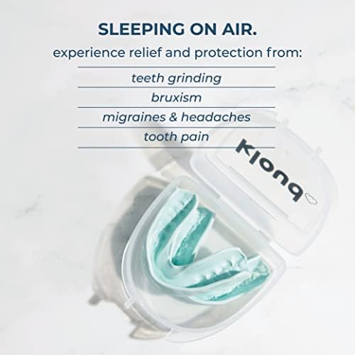 Kloud Night Guard - Mouth Guard for Clenching Teeth and Grinding Teeth, 2 Pack Custom Moldable Dental Mouth Guard