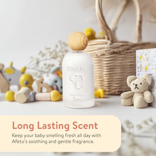 Afeto Baby Cologne | Alcohol-Free Cologne | For Boys & Girls | Baby Eau de Toilette | Newborn Perfume | 3.4 oz | 100 mL