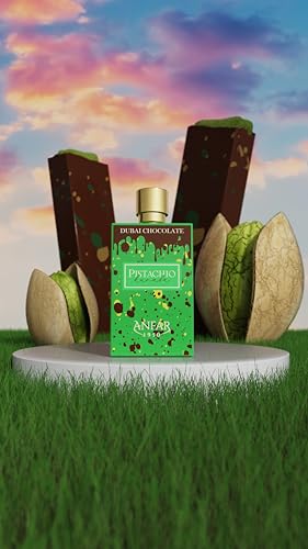 Pistachio Kunafa 1950 – Decadent Luxury Perfume for Men & Women, Rich Chocolate, Pistachio, Amber Vanilla & Cardamom Notes, 80ml Extrait De Parfum