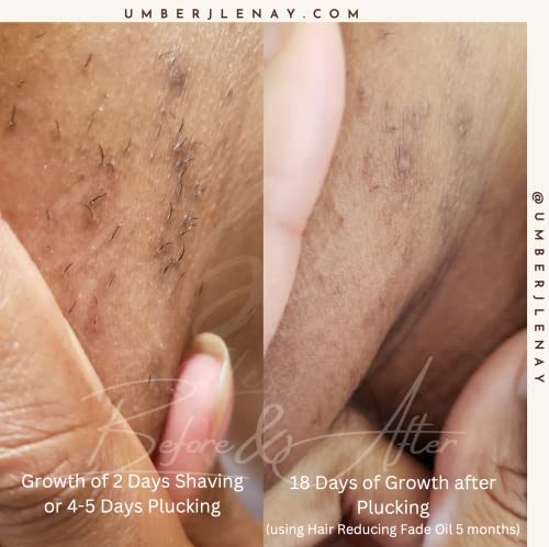 Hair Reducing Fade Oil – Regular Strength (Not sensitive skin), Minimizes Hair Growth for Face & Body – For Women & Men – 15ml Serum