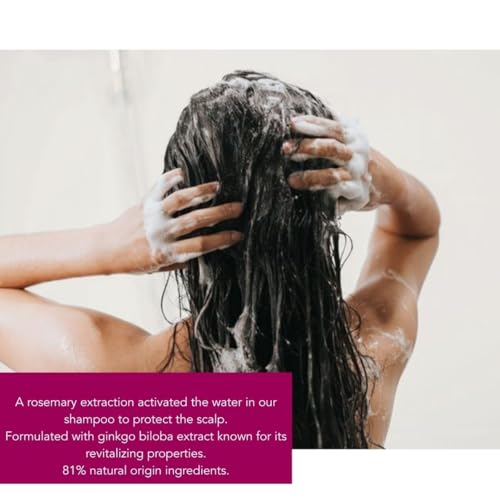 PHYTO|PHYTOCYANE - Thinning Hair Shampoo for Men & Women|Revitalizing Formula with Ginkgo Biloba B Vitamins & Rosemary | Promotes Thicker & Stronger Hair|250ml