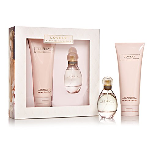 Sarah Jessica Parker - 2 Piece Collection with Eau De Parfum and Body Mist Spray in Iconic Lovely Fragrance - Women's Perfume Gift Set - Notes of Mandarin, Bergamot, Lavender, and Apple - 2 pc