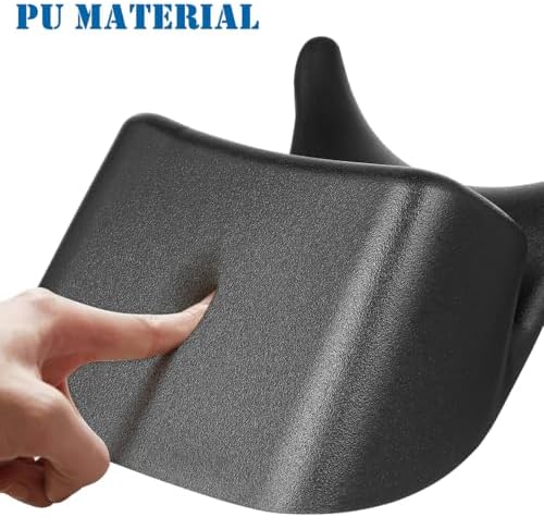 POPETPOP Shampoo Bowl Neck Rest: Soft Silicon Salon Bsink Hair Washing Neck Support - Hair Spa Washing Basin Pillow for Salon Barbershop Home - Comfortable, Black