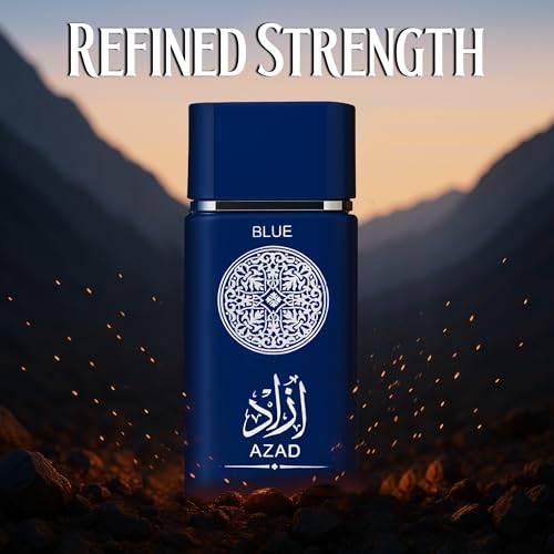 AZAD BLUE & Sarah Chocolate Musk Men's Cologne Set | 2-in-1 Oceanic & Gourmet Perfume Gift for Men | Fresh Sea Lavender & Creamy Sarah Chocolatelate Scent | Long-Lasting Eau de Parfum Fragrance