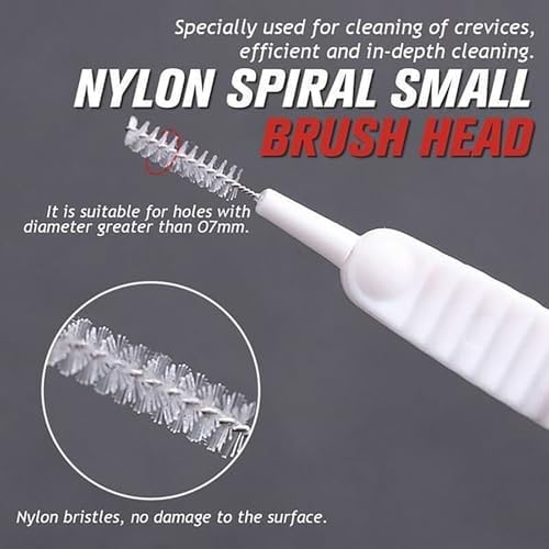 Shower Head Cleaning Brush, 2024 Upgrade Shower Head Cleaning Brush for Small Hole Gap Hole Anti-Clogging Cleaning Brush Multifunctional Shower Head Cleaner Tool for Household (10pcs)