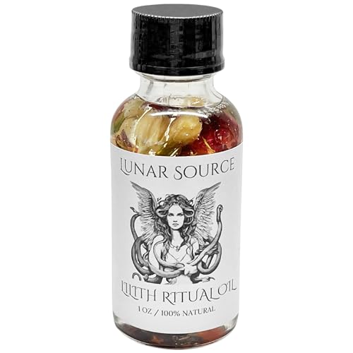 Lilith Ritual Oil | Body Perfume Anointing Witchcraft Wiccan Pagan Witch Herbal Intention Dark Moon Goddess Temptress Spell Altar Devotee Invocation Offerings