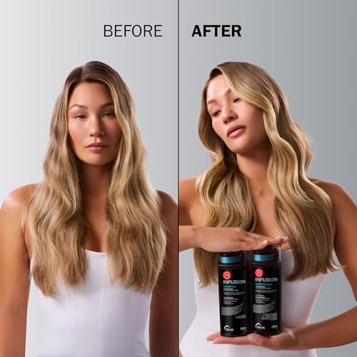 TRUSS Infusion Hair Shampoo - Cleansing Shampoo for Dry Hair Repair, Hydration and Protection - 100% Vegan, Color-Safe Formula with Anti-Aging Benefits (300 ml)