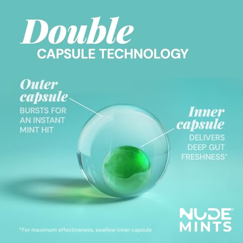 MINTS | Dual Action Liquid Capsules | Mouth Watering Mint - Lasts 3X Longer - 3X Stronger - Extreme Bad Breath Treatment For Adults - Sugar Free, 0 Calorie - Variety - 5 Pack - 150 Capsules
