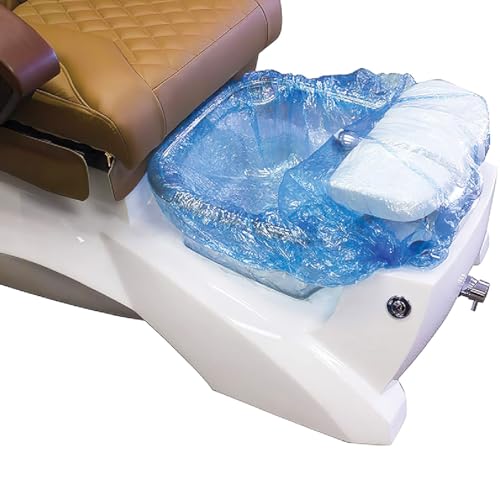 Pedicure Bags for Feet Pedicure Liners Disposable, Spa Liners for Pedicure 48'' X 48'' X 9.5 mic Spa Liners Foot (Blue | 400 pcs, 48 in x 48 in x 9,5 mic)
