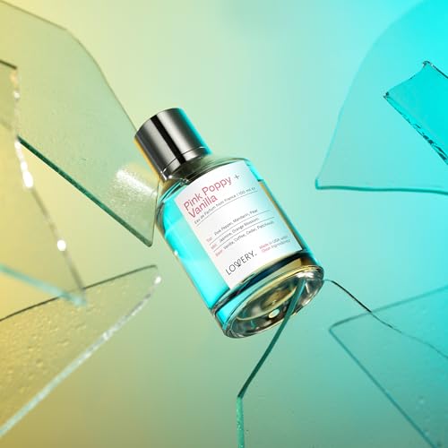 LOVERY Pink Poppy & Vanilla Perfume for Women, 100ml Clean Fragrance Perfumes for Womens, Long Lasting Vegan, Natural Ingredients, Vanilla, Coffee, Patchouli, Birthday Gifts for Mom, Wife, USA