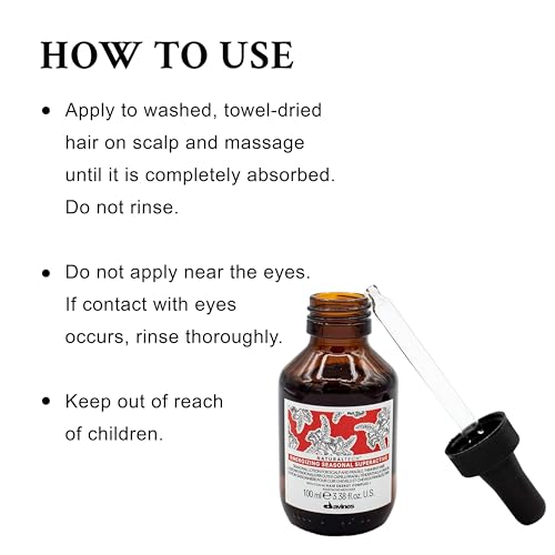 Davines Naturaltech ENERGIZING Seasonal Superactive Treatment, Reduce Hair Loss, Improve Hair Density And Body, 3.38 Fl. Oz.