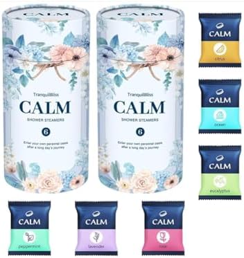 Shower Steamers 12 Count, Scented Shower Bombs with Organic & Natural Fragrance, Self-Care & Relaxation Birthday Presents for Women Who Have Everything