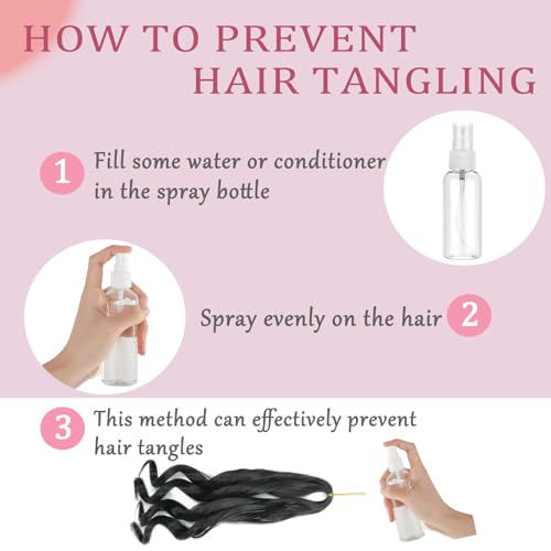 French Curl Braiding Hair 14 Inch Curly Braiding Hair 8 Packs Pre Stretched Bouncy Loose Wave French Curls Crochet Braids for Black Women (1B, 14 inch)