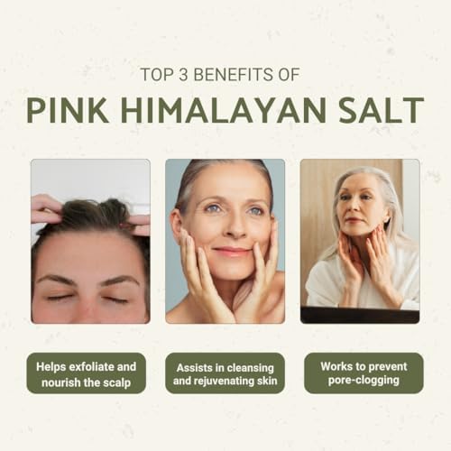 Nature Packaged Pink Himalayan Salt (16oz) - Direct from The Himalayan Mountains - Pure Coarse Grain Organic Salt for Body Scrubs, Adding to Baths, and Foot Soaking 2 Pack