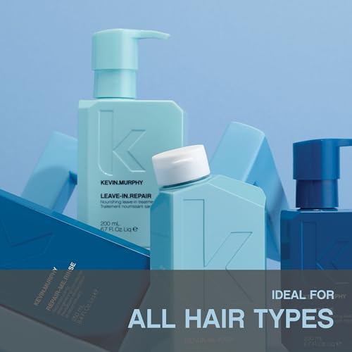 KEVIN.MURPHY LEAVE-IN.REPAIR - Keratin Hair Treatment - For All Hair Types - Damaged Repair - Heat Protectant - Cruelty Free Care - 200 mL / 6.7 fl oz