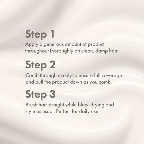 ENJOY Straightener, 8 Oz. - Hair Styling Cream, For All Hair Types, Straighten and Control, Soft and Smooth, Curly Hair Products