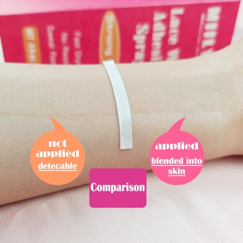 MIILYE Wig Glue Spray Set for Front Lace | White Glue and Remover With Melting Band | Lace Kit for Wig Installation