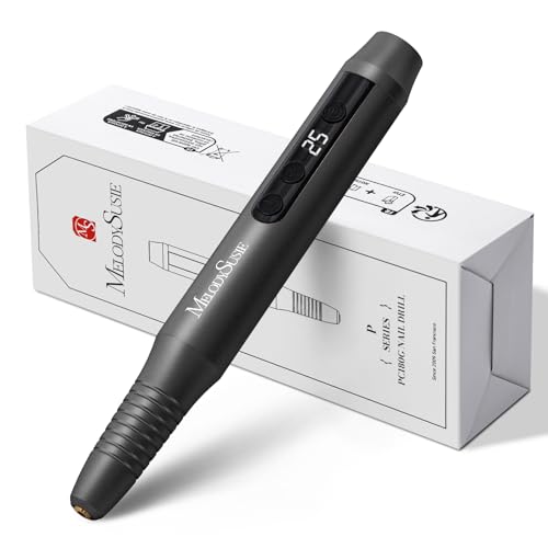 MelodySusie Electric Nail Drill,Cordless Nail File for Acrylic Gel Nails,PC180G 25,000RPM Professional Portable Nail Efile Manicure Pedicure Polishing Tool with Nail Drill Bits,Sanding Bands