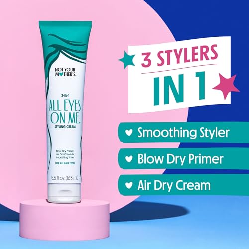 Not Your Mother's All Eyes On Me 10-In-1 Hair Perfector & 3-In-1 Hair Wax Stick & Styling Cream (3-Pack) - Protectant & Styling Products for All Hair