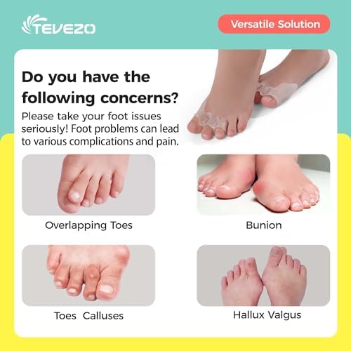 Toe Spacers & Bunion Corrector for Kids | Toe Separators,Corn Callus Removers|Hammer Toe Straightener|Bunion Relief|Overlapping Toes Separators|Corn Pads for Toes|1 Pair (Small-Kids)