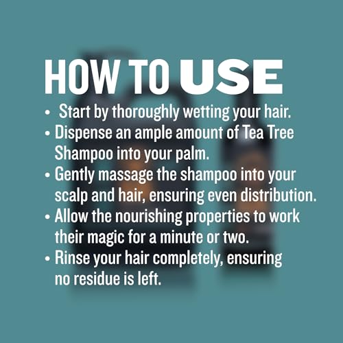 GIBS Grooming Tea Tree Shampoo - Sulfate and Paraben Free