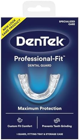 DenTek Teeth Grinding Dental Guard Kit with Comfort Fit and Professional Fit, 1 Count Each