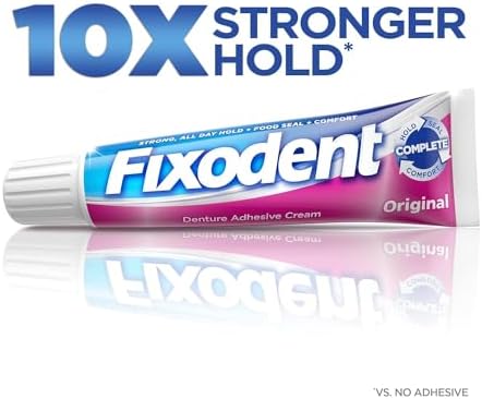 Fixodent Denture Adhesive Cream Original 0.75 oz (Pack of 12)