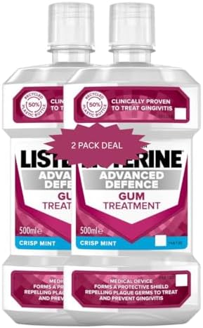 Advanced Defence Gum Treatment Mint Mouthwash 500ml | 16.9 Fl Oz *2 Pack Deal*