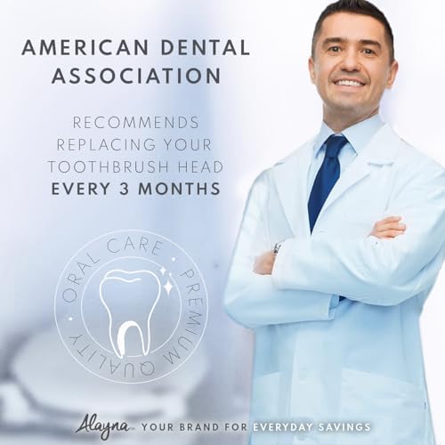 Replacement Toothbrush Heads Compatible with Oral B Braun- Pack of 12 Professional Electric Toothbrush Heads- Precision Refills for Oral-b 7000, Clean, OralB Pro 1000, 9600, 500, 3000, 8000, Plus!