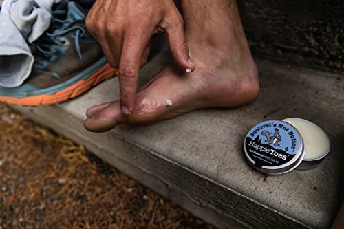 Squirrel's Nut Butter Happie Toes 2.0 oz Tin, Foot Care & Blister Prevention