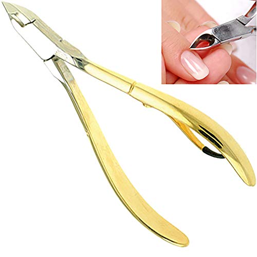 CS09 4" Professional Nail Cuticle Trimmer from Solingen, Germany. Best Stainless Steel, Anti-corrosive. Perfect Tool for Manicure and Pedicure. Premium Cuticle Cutter (9mm Blade)