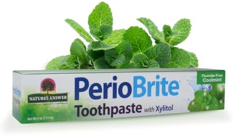 Nature's Answer Periobrite Natural Toothpaste, Cool Mint, 4 Ounce, 3 Count