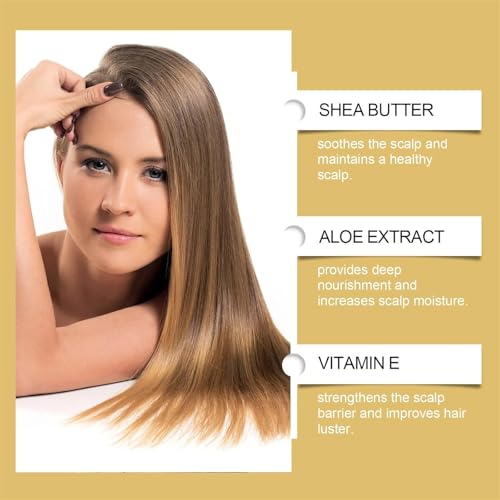 Stimulating Scalp and Hair Balm, Nourishes Scalp & Hair, Shea Butter and Mango Butter Blend (1Pcs)