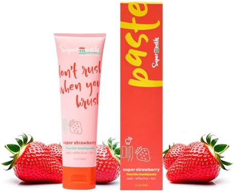 Fluoride Toothpaste - Adults & Kids, Fights Cavities, Whitens, Nano Hydroxyapatite, Dentist Developed, Safe Clean Ingredients, Gentle on Sensitive Teeth, Vitamins D3 & K2, 4 Tasty Flavors