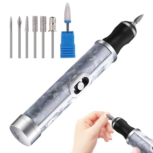 Toe Nail Grinder For Thick Toenails,nail Grinder For Human,4 Speeds Cordless Acrylic Nail Tool, Nail Grinder Manicure, Toe Nail Grinder Kit For Thick Nails Edge Shaping Polishing Grinding Nursing Peel