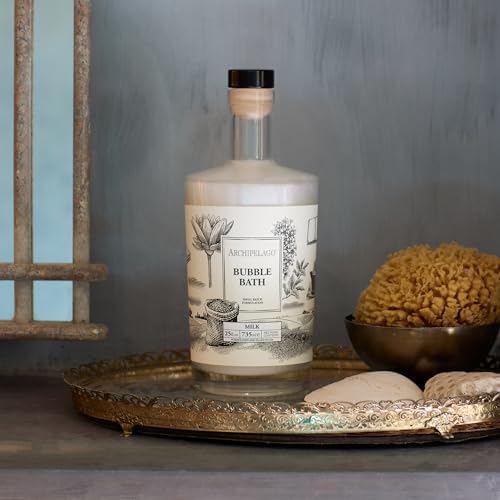 Archipelago Botanicals Luxury Milk Bubble Bath, Daily Body Wash, Moisturizing and Hydrating Gentle Bubble Bath, Helps Refresh, Restore and Soothe All Skin Types, 25.0 fl oz