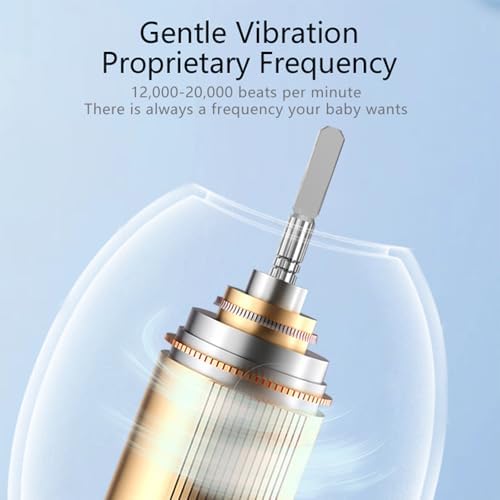 Kids U Shaped Electric Toothbrush, Multi-Mode High-Frequency Sonic Vibration Toothbrush, Cute Cartoon Dinosaur Shape 360-Degree Cleaning IPX7 Waterproof Design (2-12 Years Old)