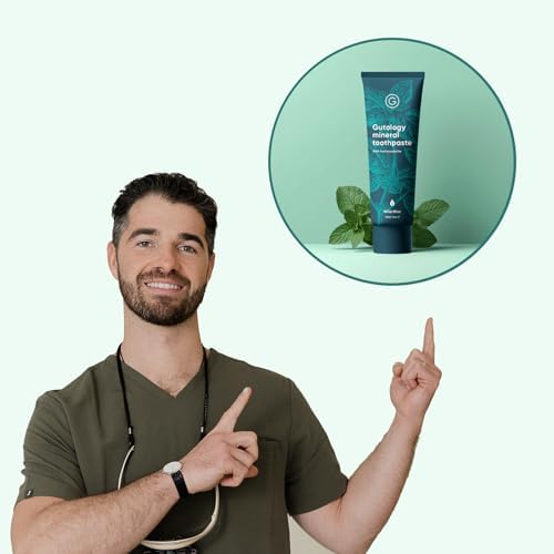 Natural Probiotic Hydroxyapatite Toothpaste Fluroide Free Toothpaste 120ml 4.2 Oz Remineralising Suitable for Adults & Children Helps Sensitive Teeth and Whitening Wild Mint Flavour