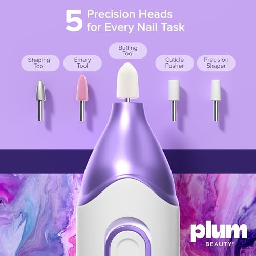 Cordless Electric Nail Drill, Professional Nail File Dremel Tool, Efile Drill Machine, Acrylic Tool Kit, Portable Grinder, Gel Polish Shaper, Compact Uñas Filing Device Salon-Style Results Anywhere