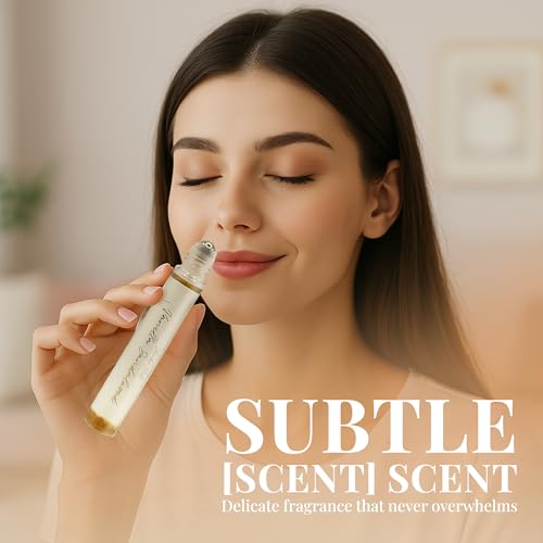 Sophia L Beauty Co. 10ML Pheromone Perfume for Women | Long Lasting Perfume With Notes of Berries and Candies |Pheromone Femme Roll-On |Coconut Oil Women's Perfum (Pink Candy)