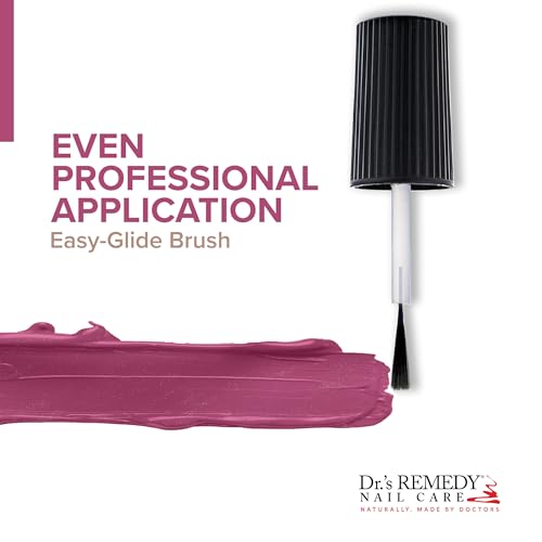 Dr’s Remedy Enriched Nail Polish: Non Toxic, All Natural, and Organic - Doctor Formulated: Strengthens, Restores, Heals, and Protects '24-Free' - PLAYFUL Pink