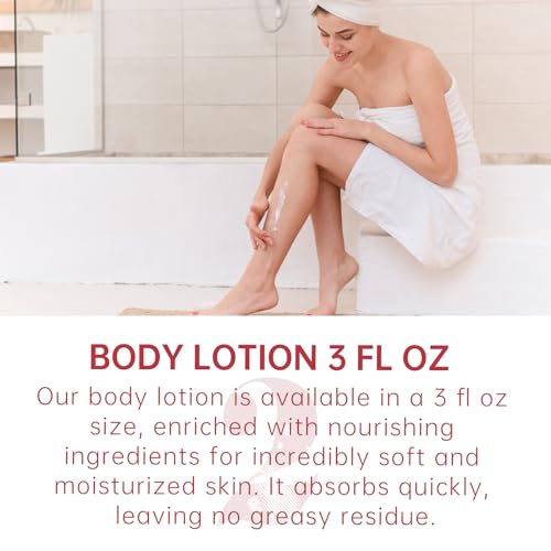 Bath Gift for Women and Girls, Japanese Cherry Blossom Spa Set With Natural Extracts, 3PCS Set - Shower Gel, Lotion, Mist, Personal Self Care Kit, Body Care Travel Set