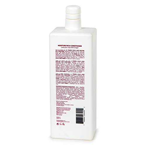 Framesi Color Lover Moisture Rich Conditioner, Sulfate Free Conditioner with Coconut Oil and Quinoa, Color Treated Hair
